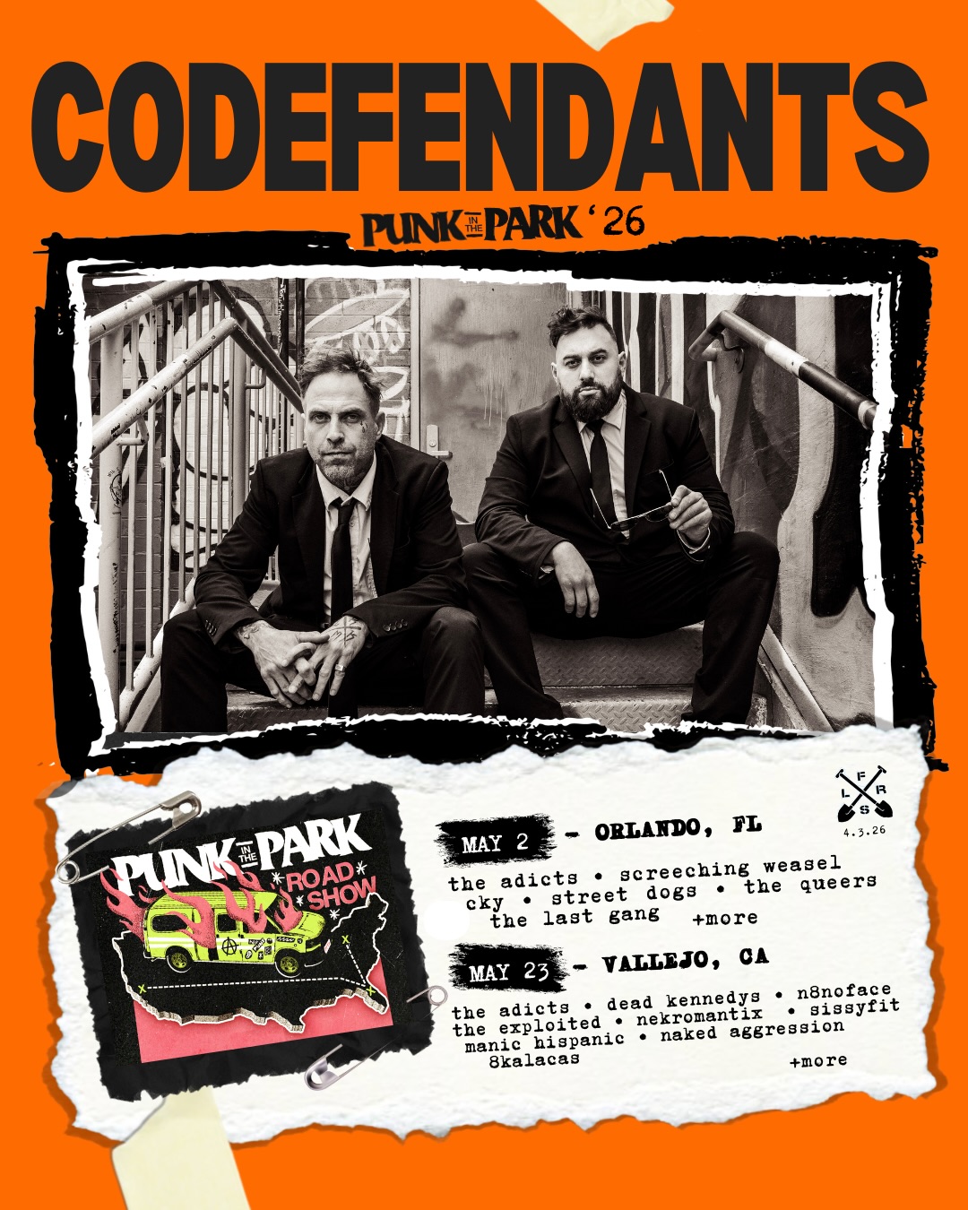 Codefendants Tour Poster 2026
